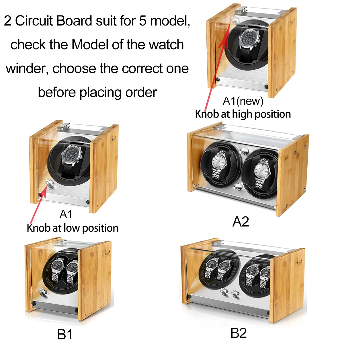Watch Winder Smith circuitboard voor A1 A2 watchwinder