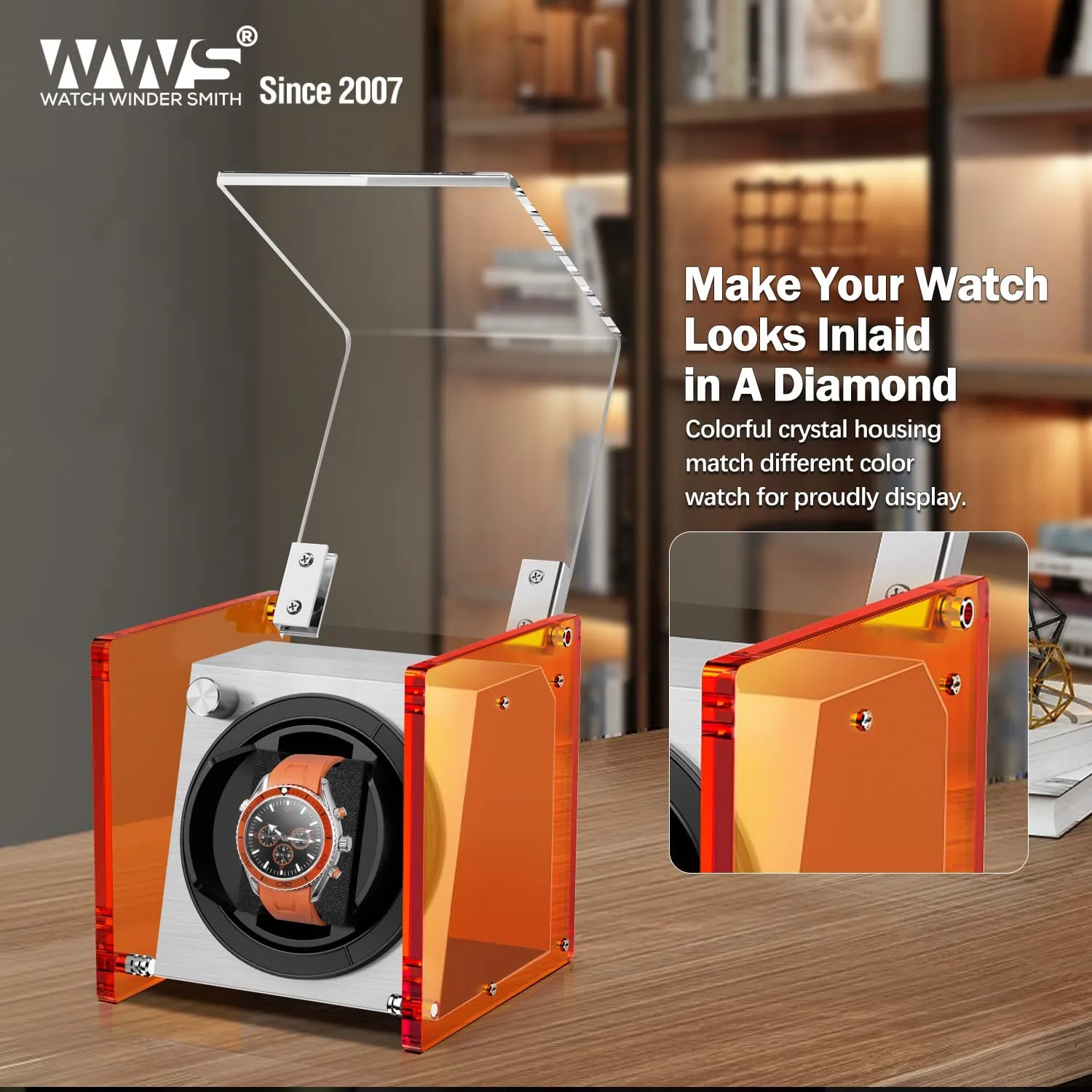Watch Winder Smith Rainbow Crystal watchwinder