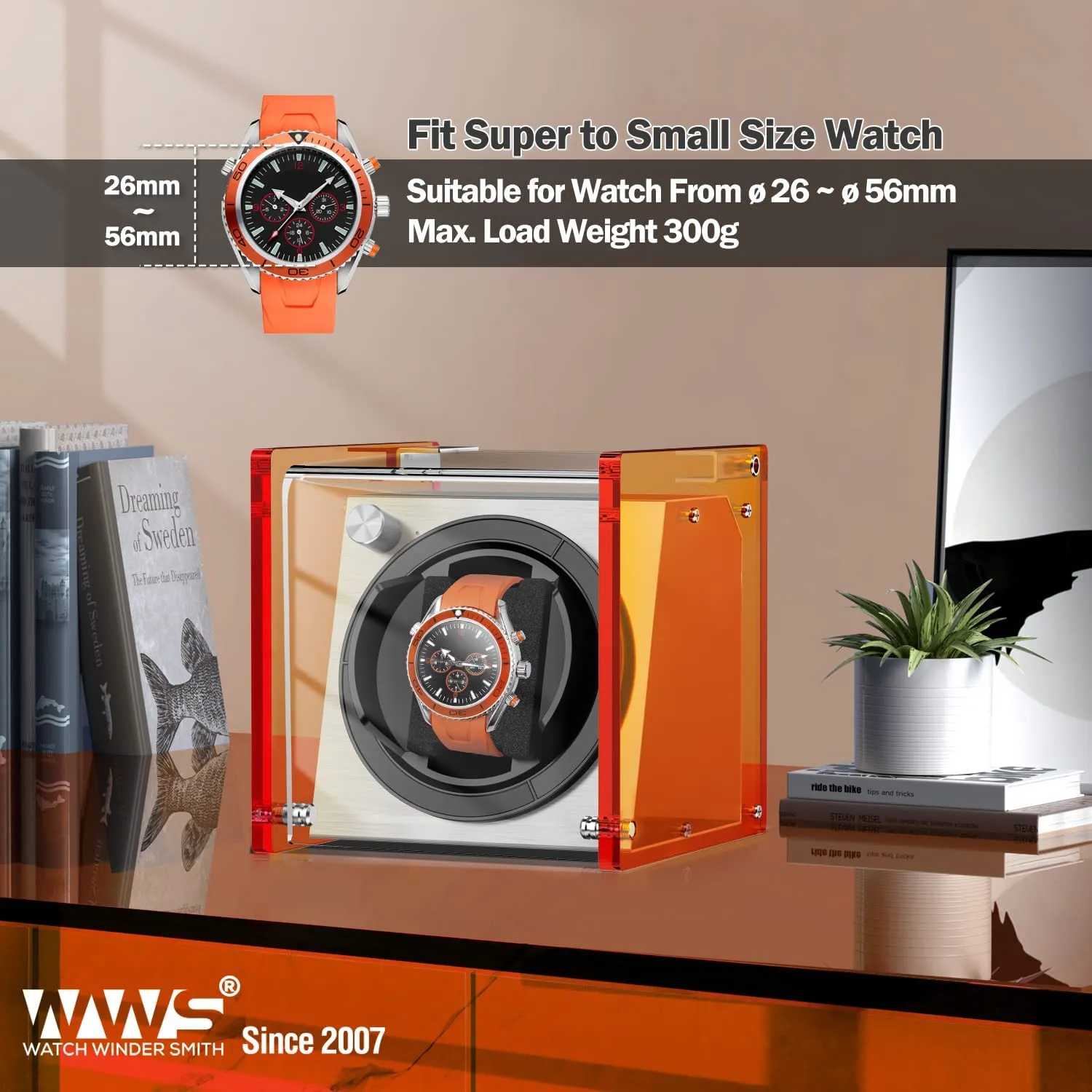 Watch Winder Smith Rainbow Crystal watchwinder