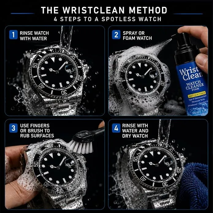 Wrist Clean Basic Watch Cleaning Kit reinigingsset 100 ml