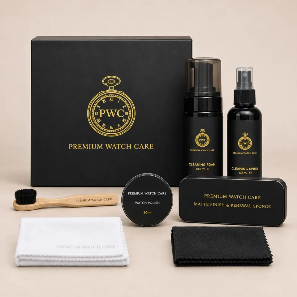 Premium Watch Care horloge schoonmaak- en polijstset