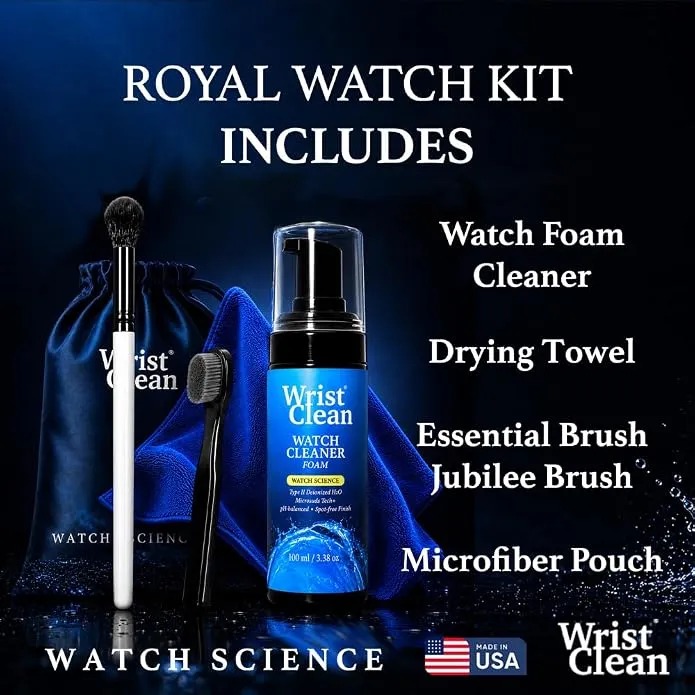Wrist Clean Royal Watch Cleaning Kit reinigingsset schuim
